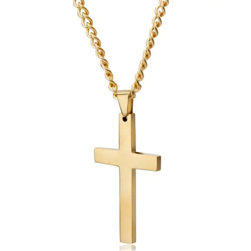 Cross Alloy Chain Necklace