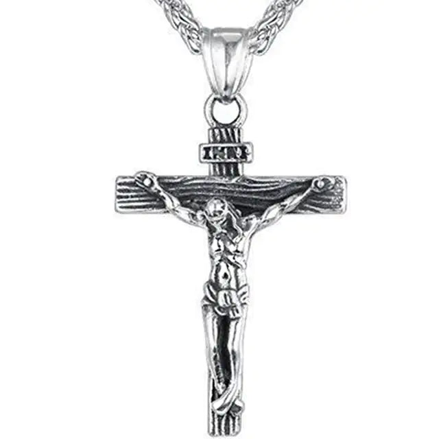 Cross Alloy Chain Necklace