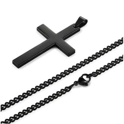 Cross Alloy Chain Necklace