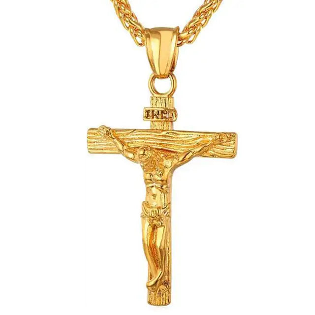 Cross Alloy Chain Necklace